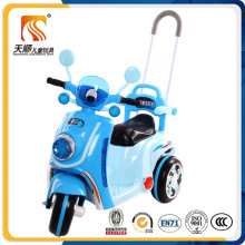 Novo modelo barato China Mini Kids motocicleta com barra de empurrar para venda